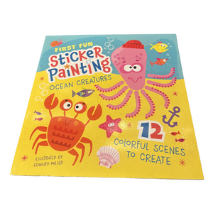 First Fun Sticker Painting Ocean Creatures