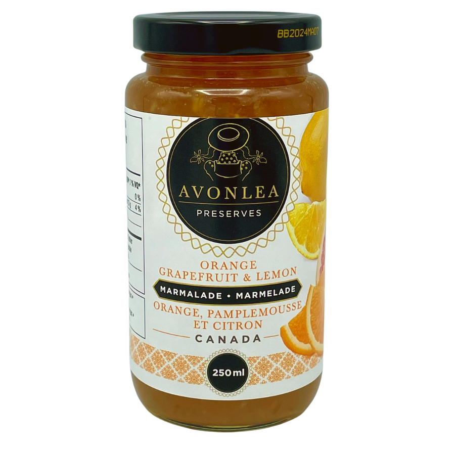 Avonlea Preserves - Orange Grapefruit Lemon Marmalade 250ml